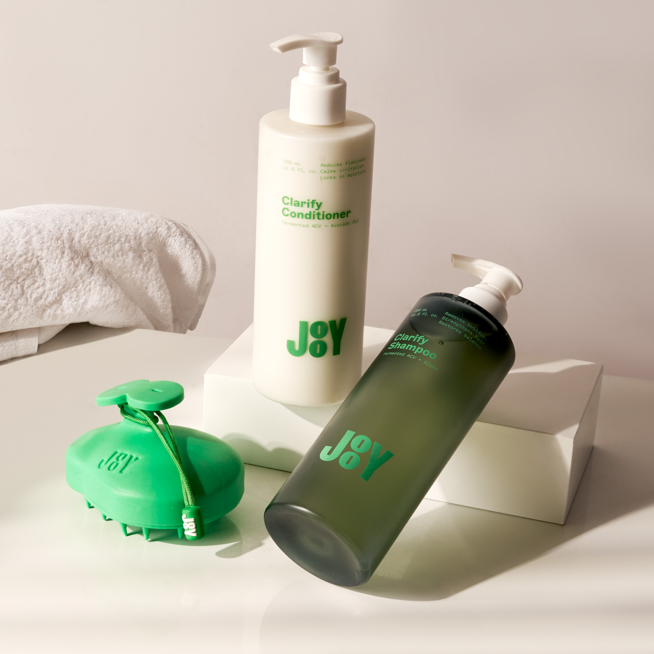 Clarify Shampoo, Conditioner & Brush Set | Complete Scalp Care Clarify Shampoo, Conditioner & Brush Set | Complete Scalp Care