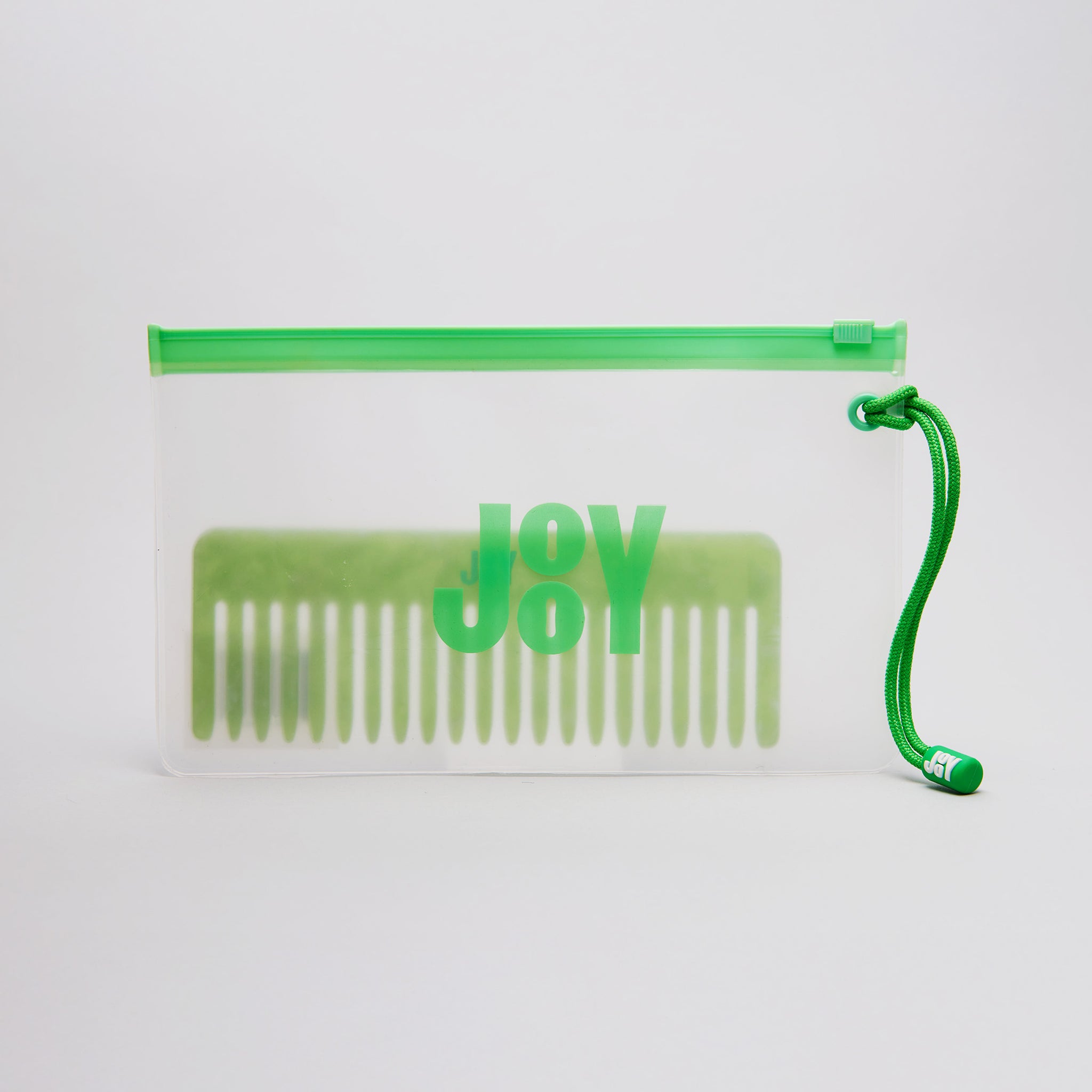 Wide Tooth Comb + Zip Bag