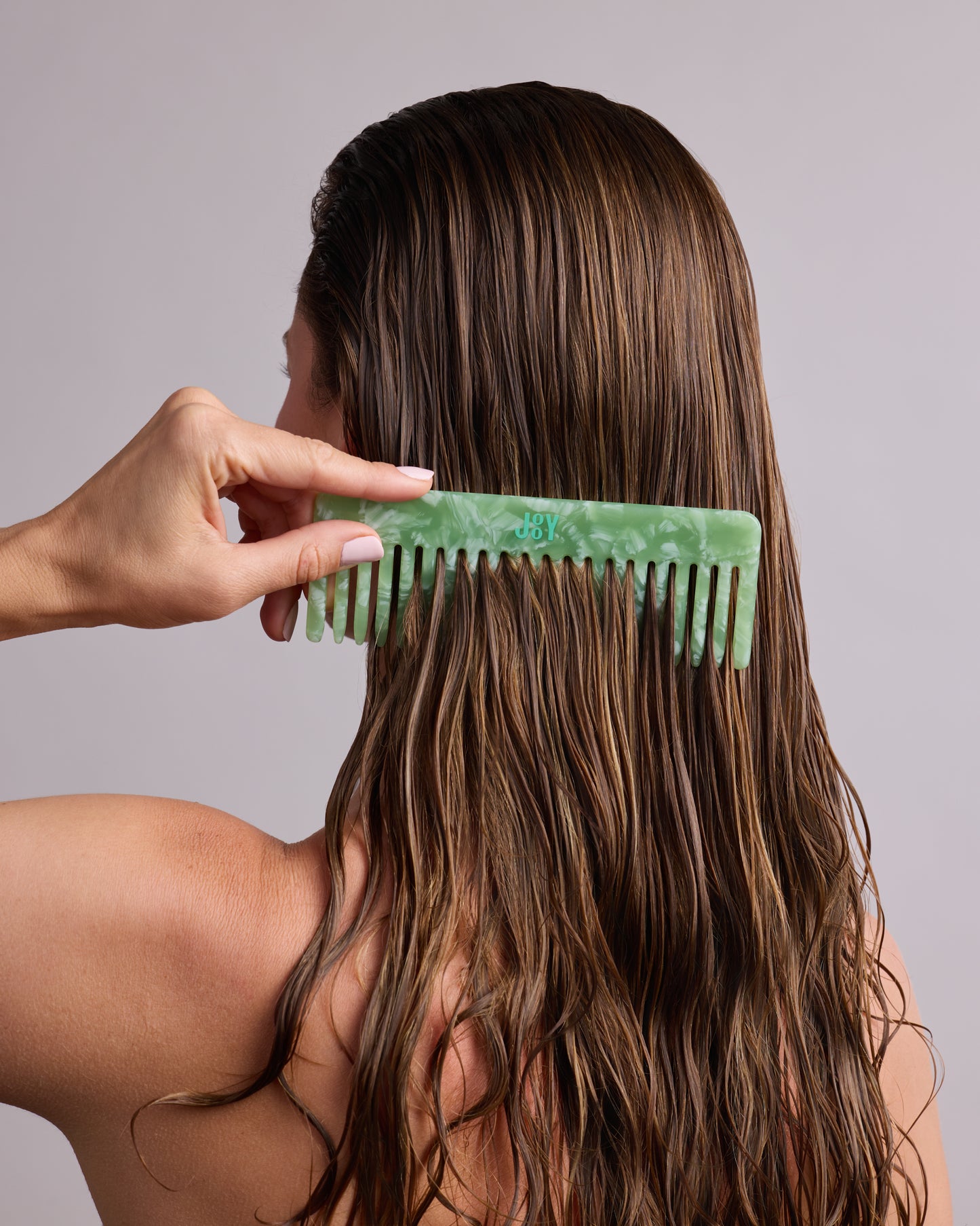 Wide Tooth Comb + Zip Bag